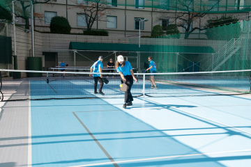 Pickleball Hilton Hotel Rooftop - Tokyo