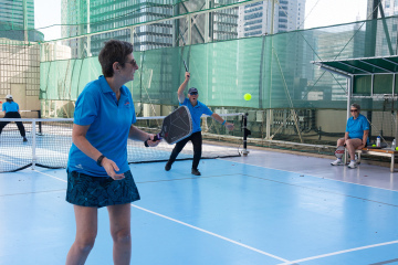 Pickleball Hilton Hotel Rooftop - Tokyo